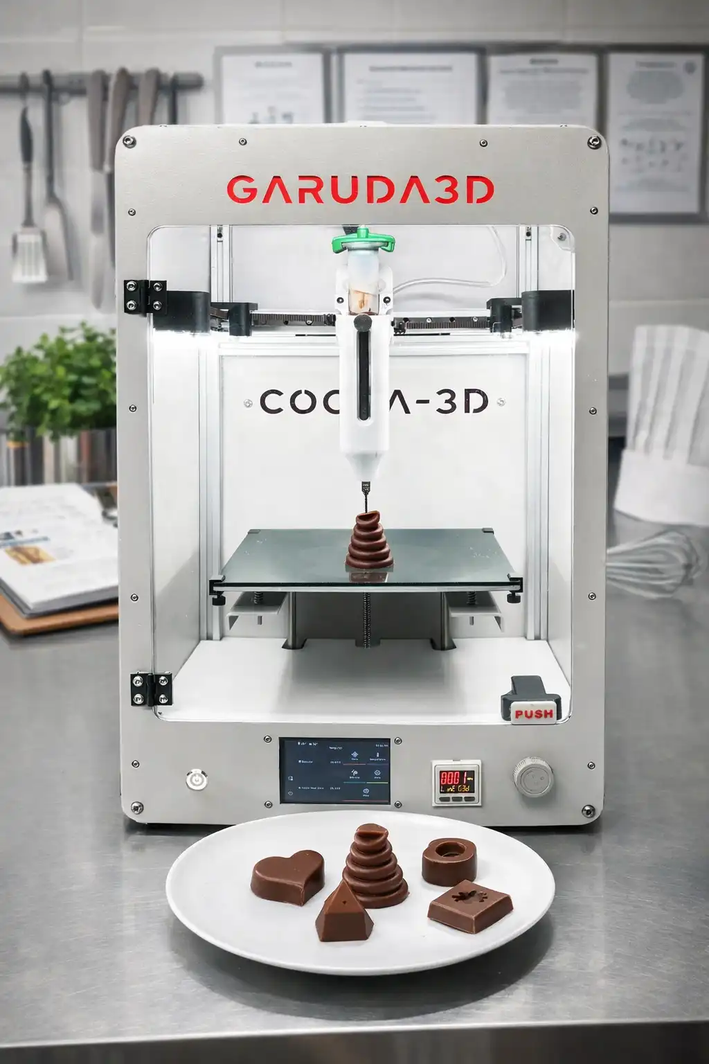 GARUDA 3D COCOA-3D - Chocolate 3D Printer India , COCOA-3D - Chocolate 3D Printer confectionery
precision printing