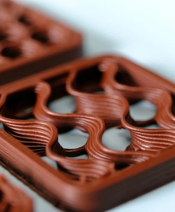 'chocolate 3D printing fine dining applications