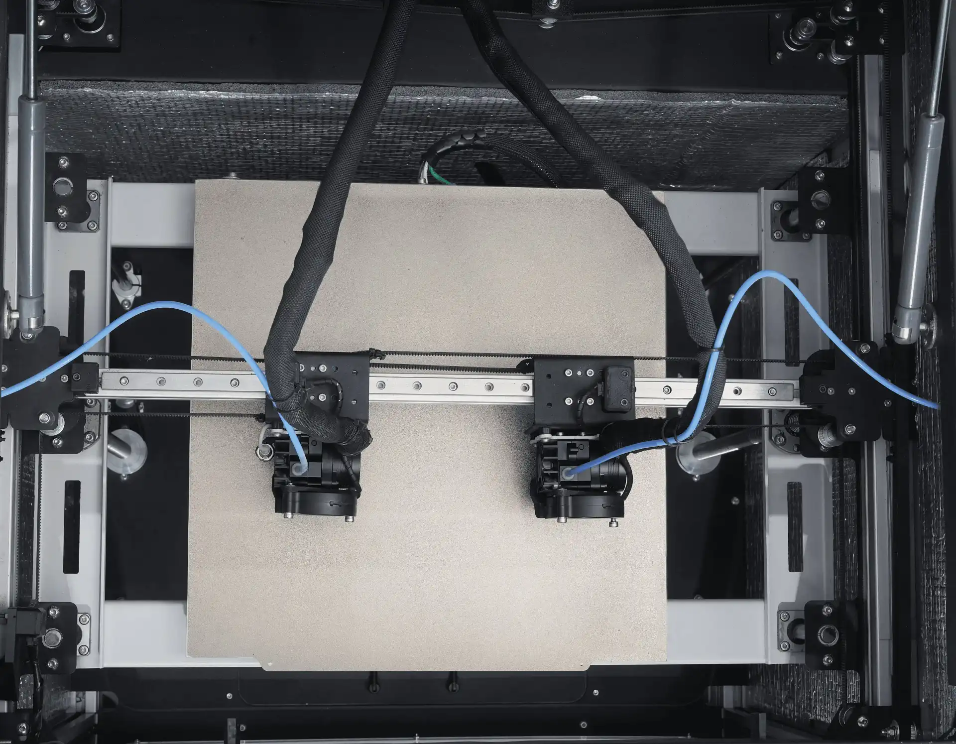 DP300 IDEX 3D printer top view