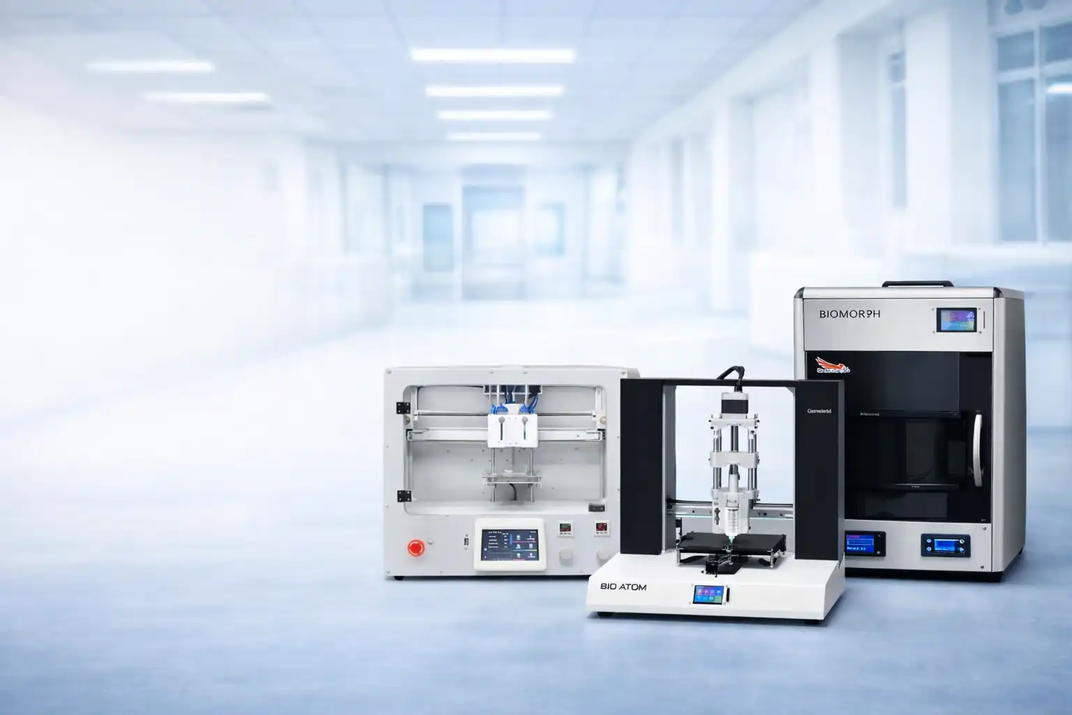 Bio Atom, Bio Morph and Bio Pro 3D bioprinters