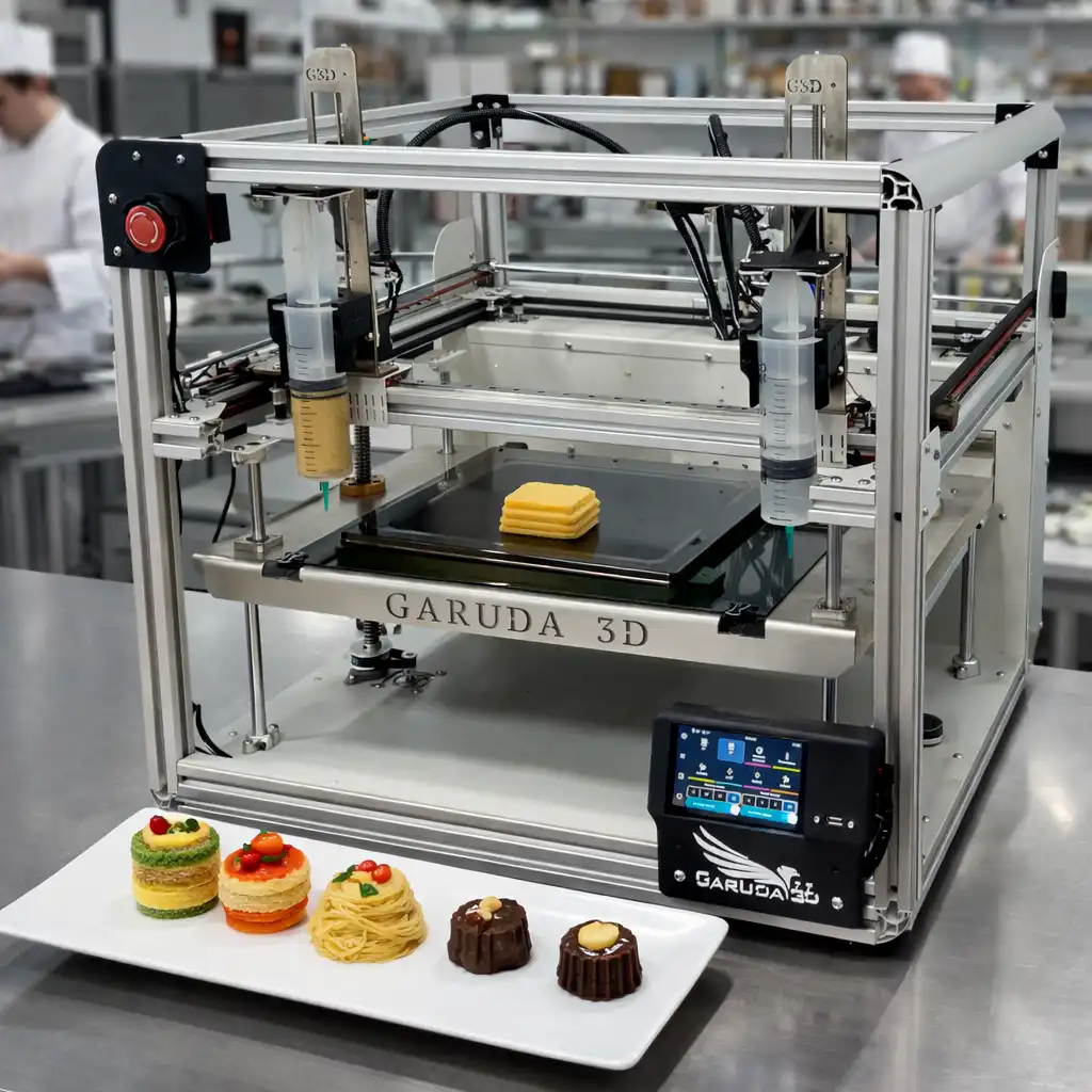 NEXUS Q2 Dual Head Food 3D Printer , food extrusion 3D printing India