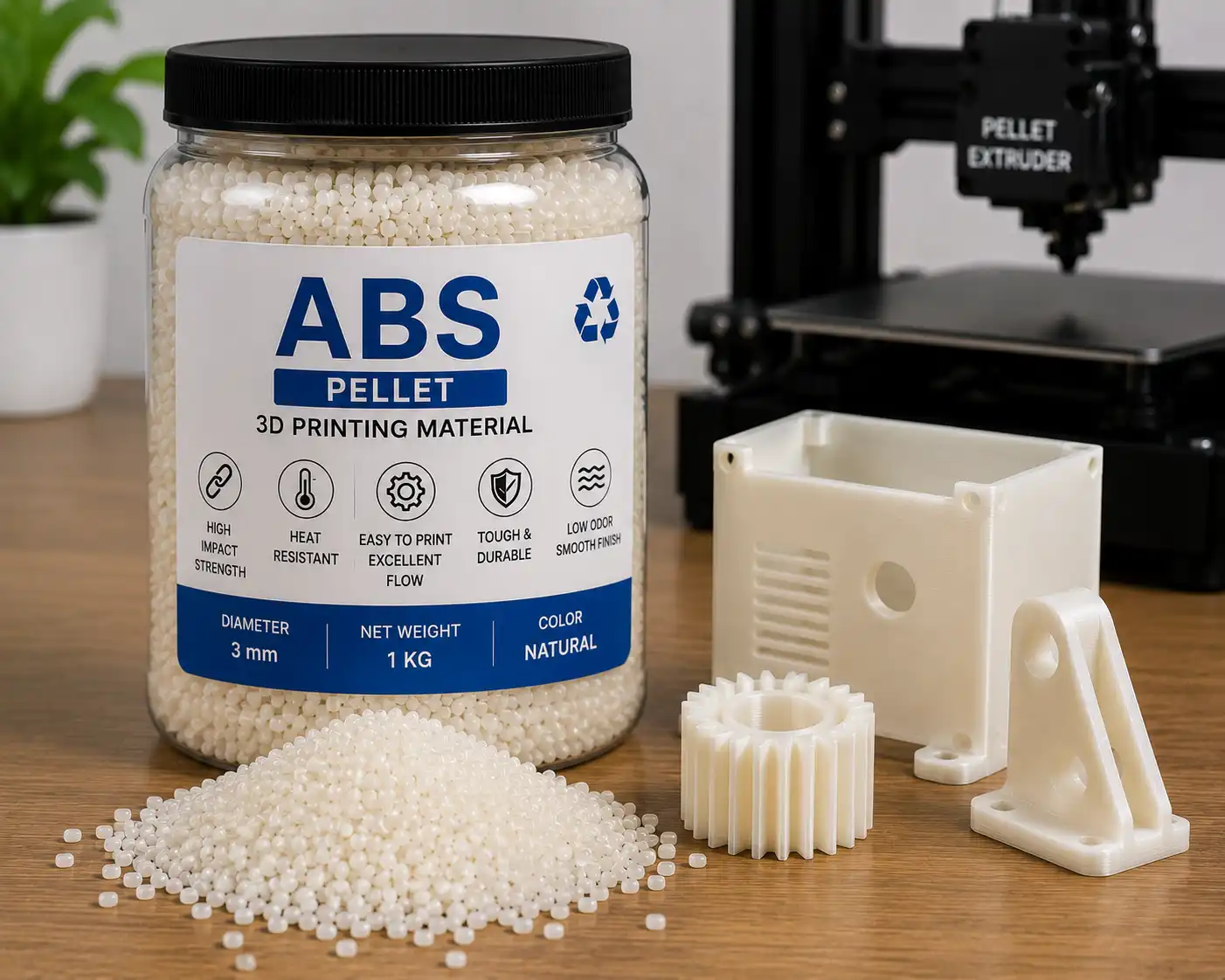 ABS pellet material