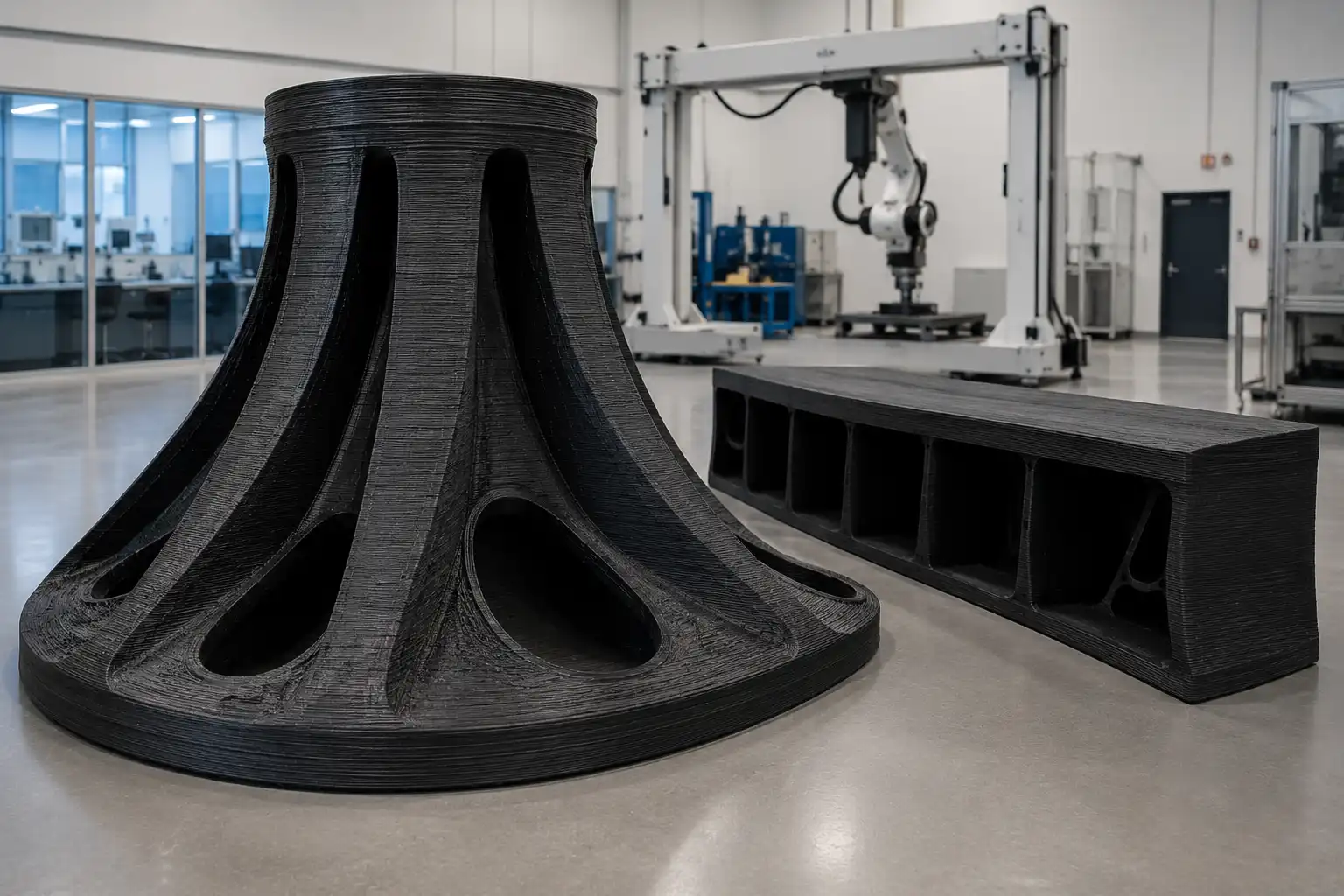 Pellet 3D printing for research and academia India — FGF granule extrusion R&D prototype Garuda3D