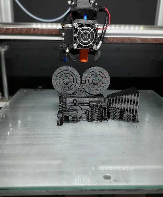 PETG mini camera 3D print on Thunder Pro industrial printer